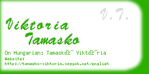 viktoria tamasko business card